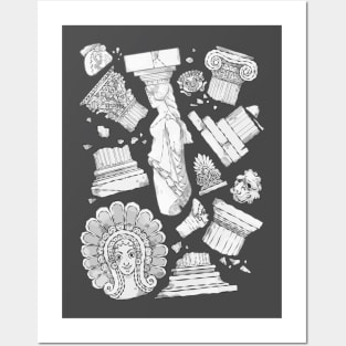 Greek Architectural Elements Posters and Art